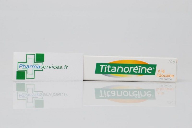 Titanoréine crème à la lidocaïne tube 20 g