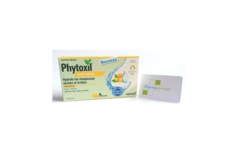Pharmaservices - Phytoxil gorge irritée 16 pastilles à sucer